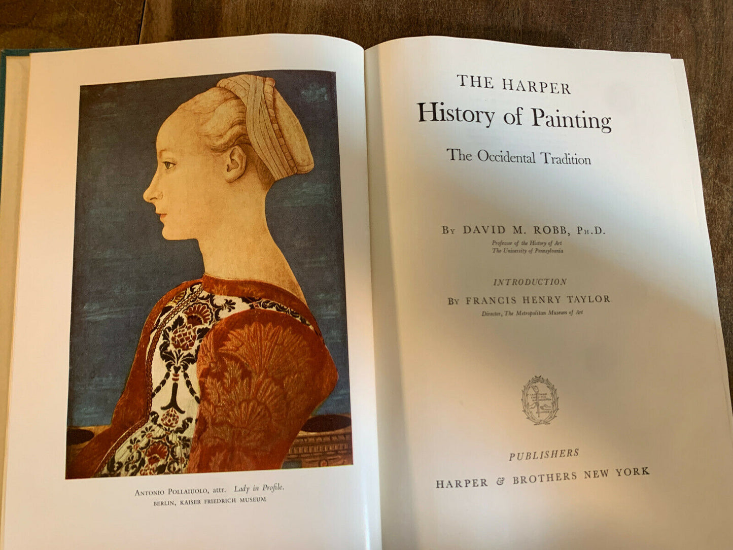 The Harper History of Painting / David M. Robb Hard Cover (Z1)