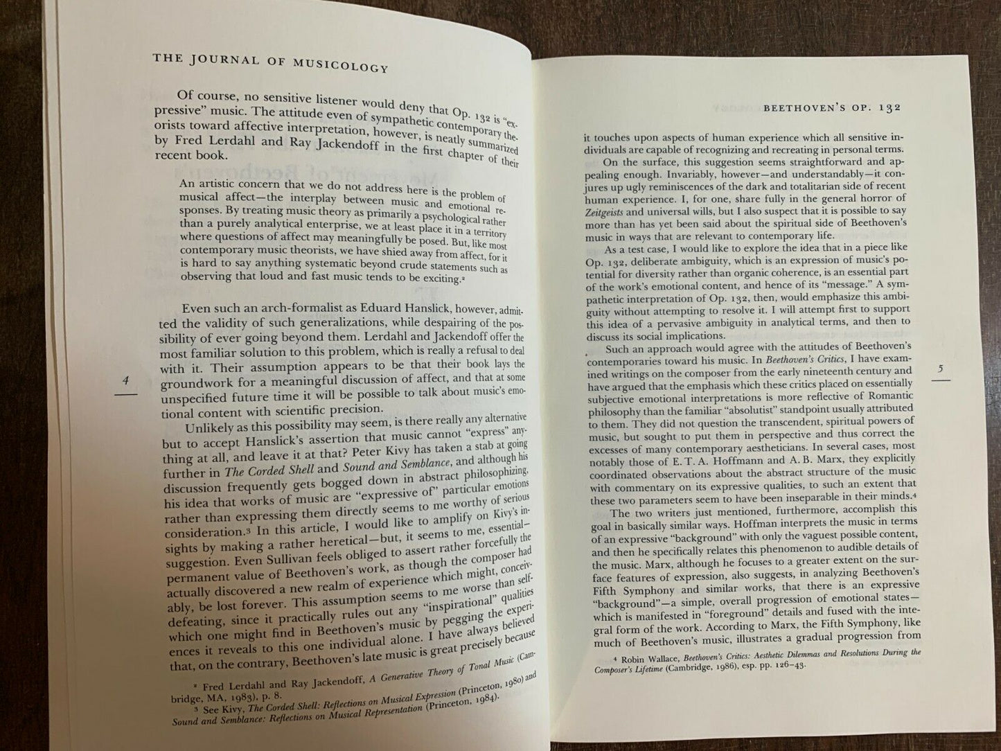 The Journal of Musicology, Review of Music, Winter 1989, Vol. VII, Number 1 (K7)