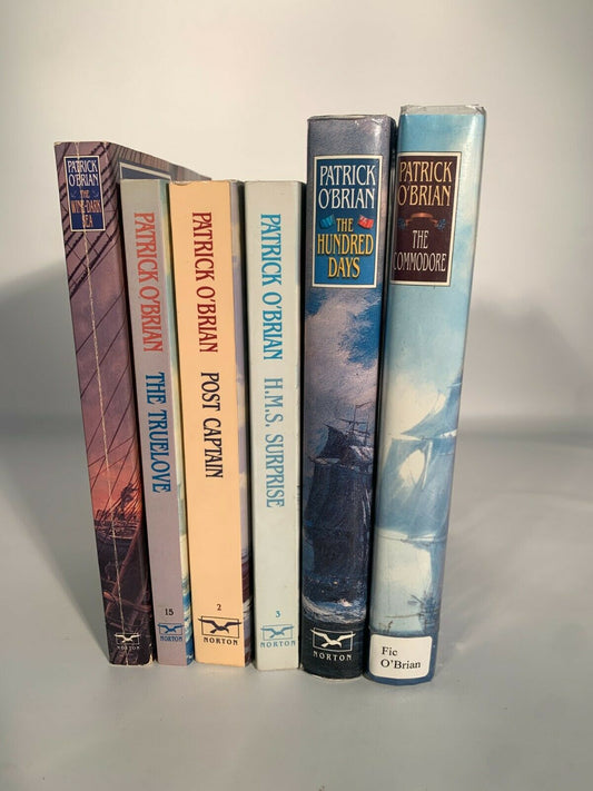 Aubrey Maturin Book Series by Patrick O'Brian [Lot of 6]