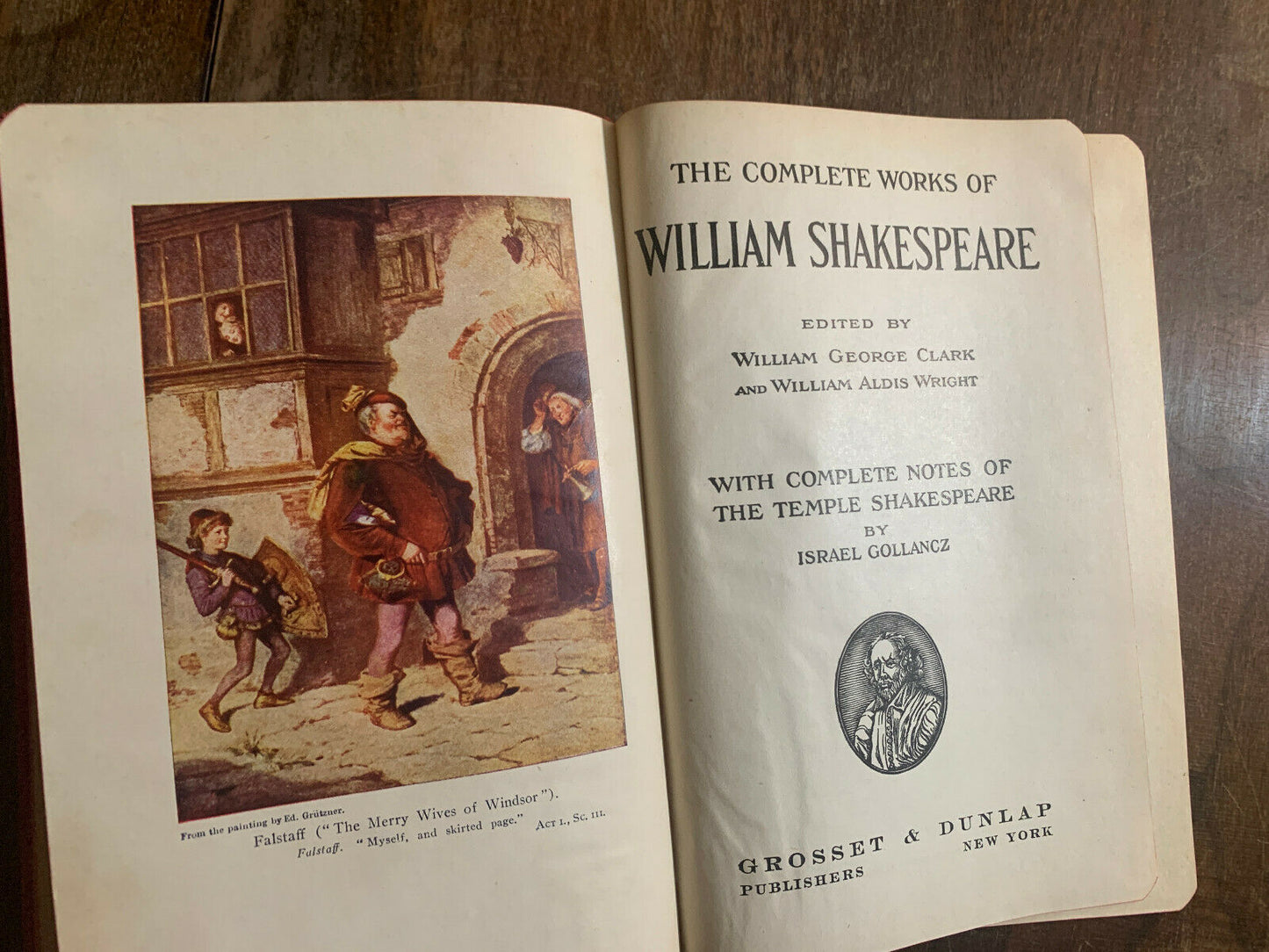 Shakespeare Complete Works w/ Notes by Israel Gollancz (Z1)