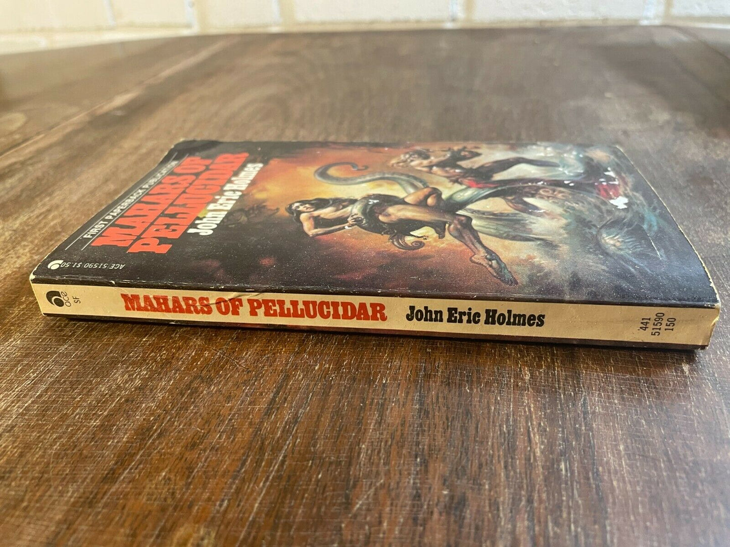 Mahars of Pellucidar by John Eric Holmes 1976 Ace Paperback  (Q1)