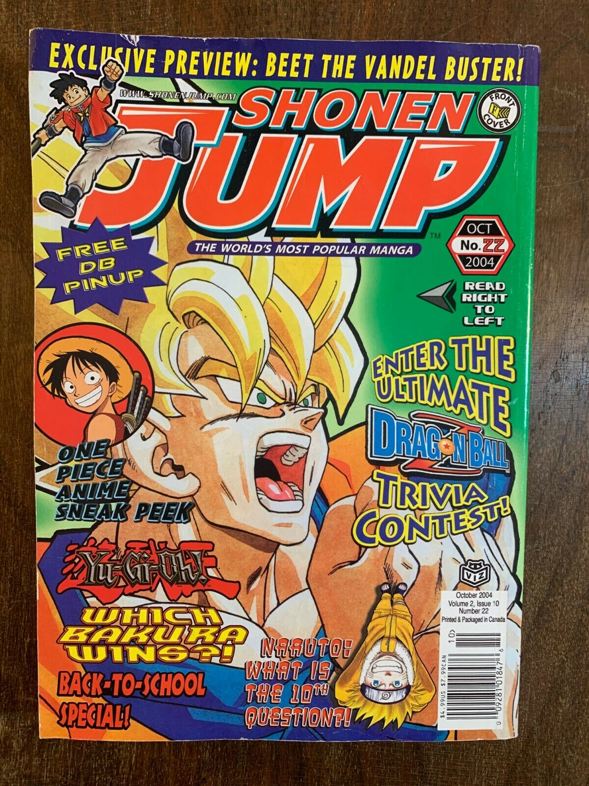 Shonen Jump Magazine Oct 2004 Volume 2, Issue 10 #22 Manga Anime