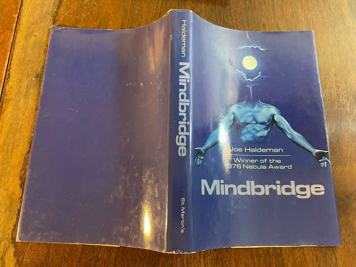 Mindbridge by Joe Haldeman Hardcover w/ dustjacket 1976 BCE 1976 Nebula Award