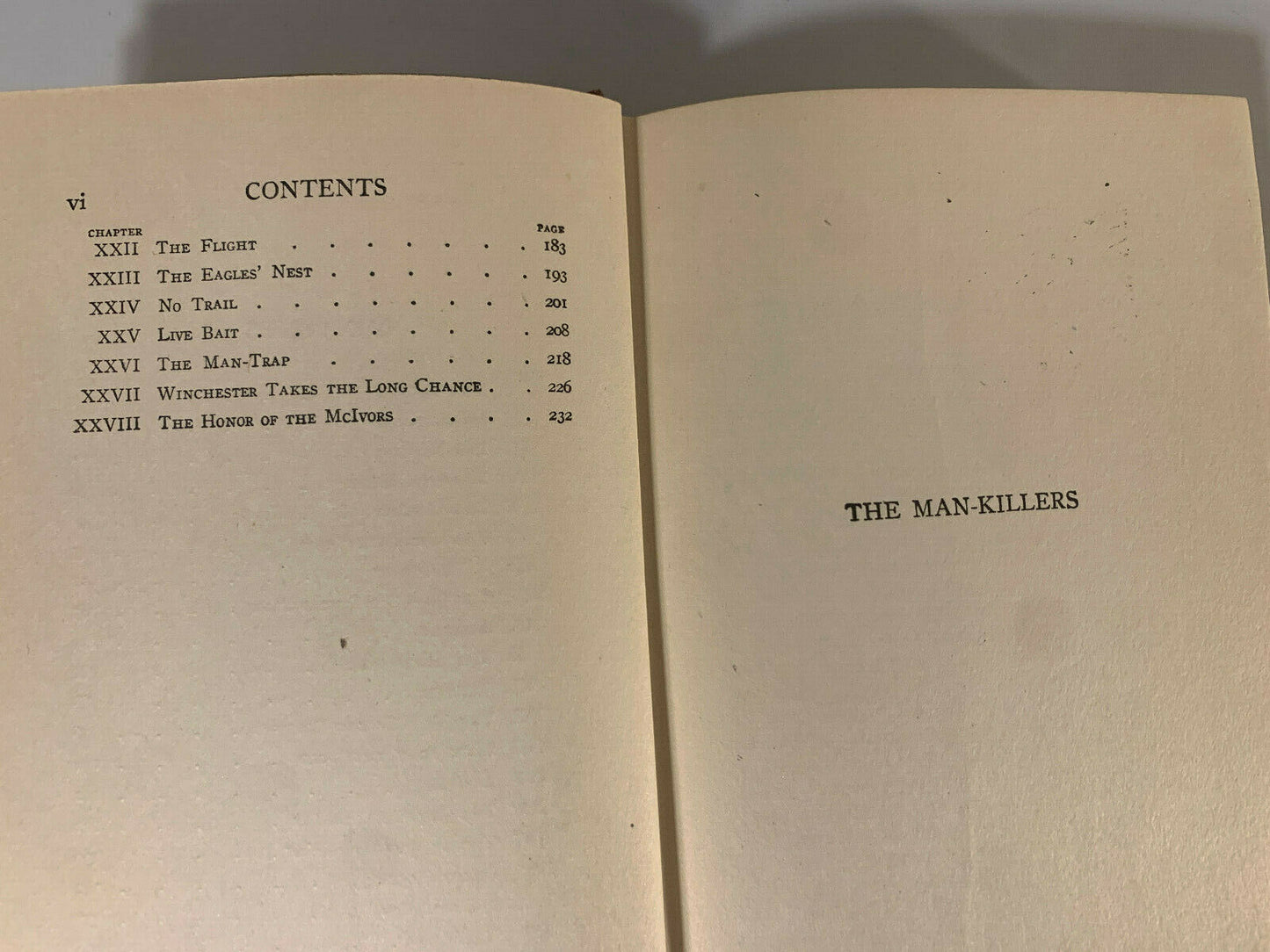 The Man-Killer by Dane Coolidge 1921 (K3)