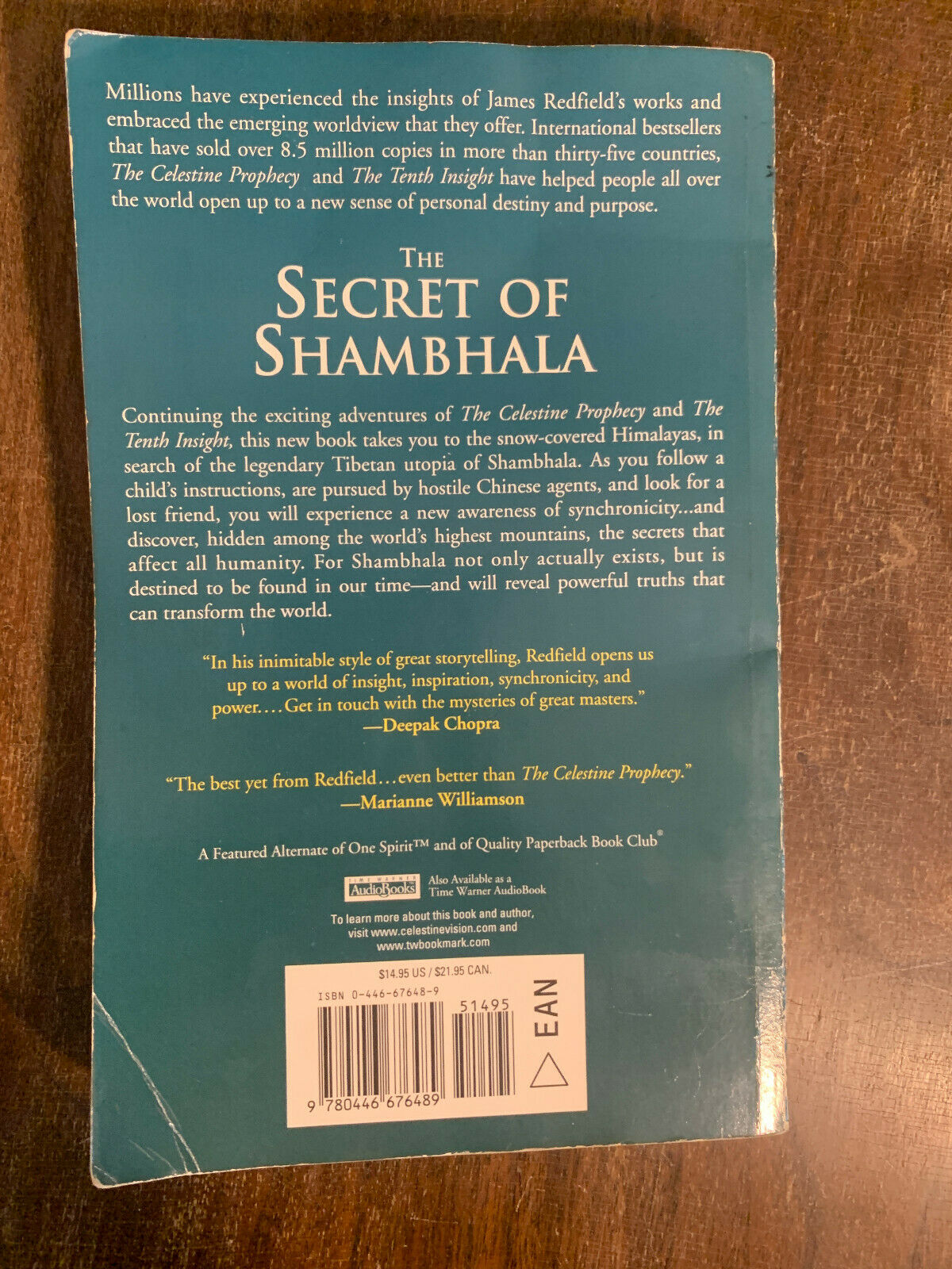 The Secret of Shambhala by James Redfield, Trade Paperback (HS9)