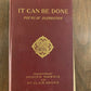 It Can Be Done Poems of Inspiration, Joseph Morris St. Clair Adams 1921, (C4)