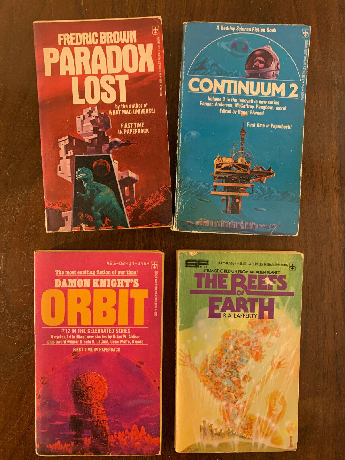 Berkely Sci Fi 23 Book Lot, Simak, Deathworld Trilogy, Harrison, Algorithm