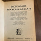 Larousse French English Pocket Dictionary, Softcover 1928 (4A)