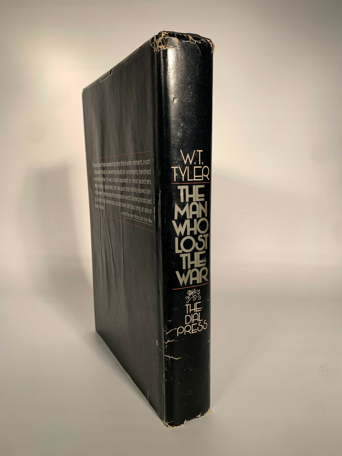 The Man Who Lost the War by W. T. Tyler  1980  hardcover 1st Printing