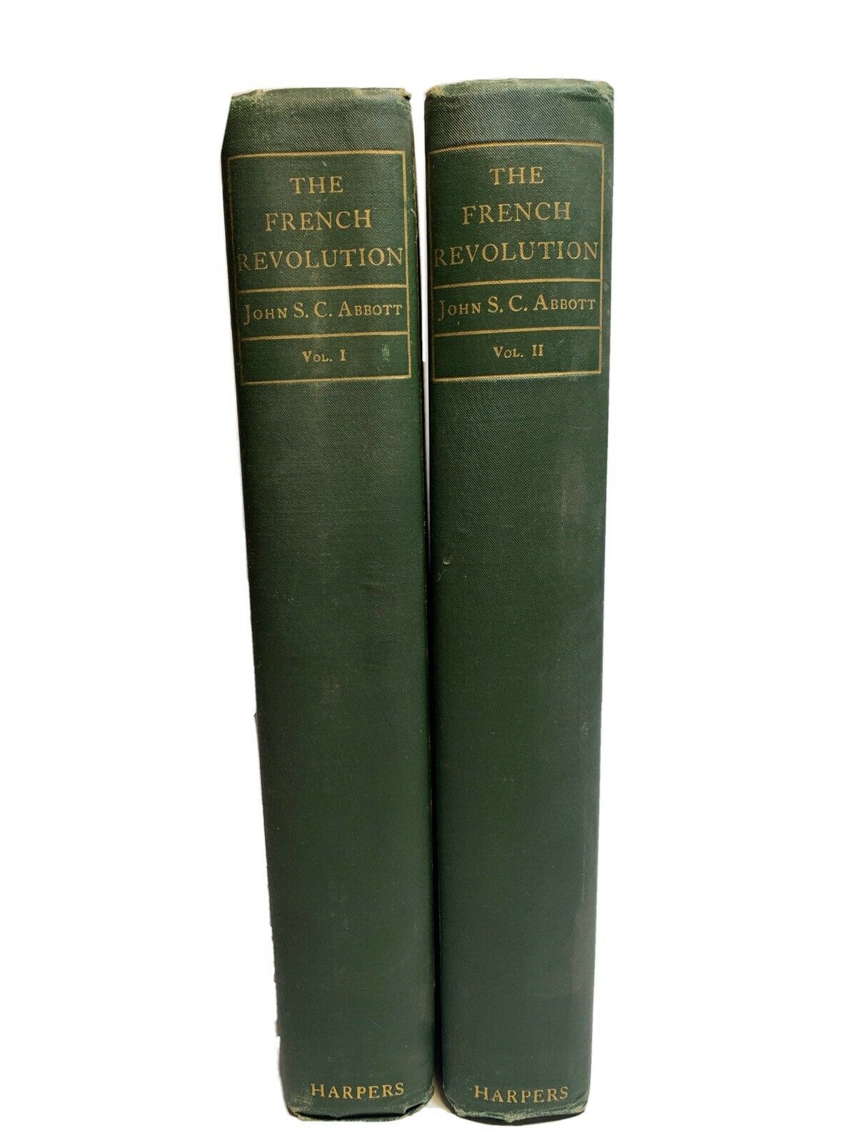 The French Revolution of 1789, John Abbott, 1887, 2 Volumes, HB, Illustrated C2
