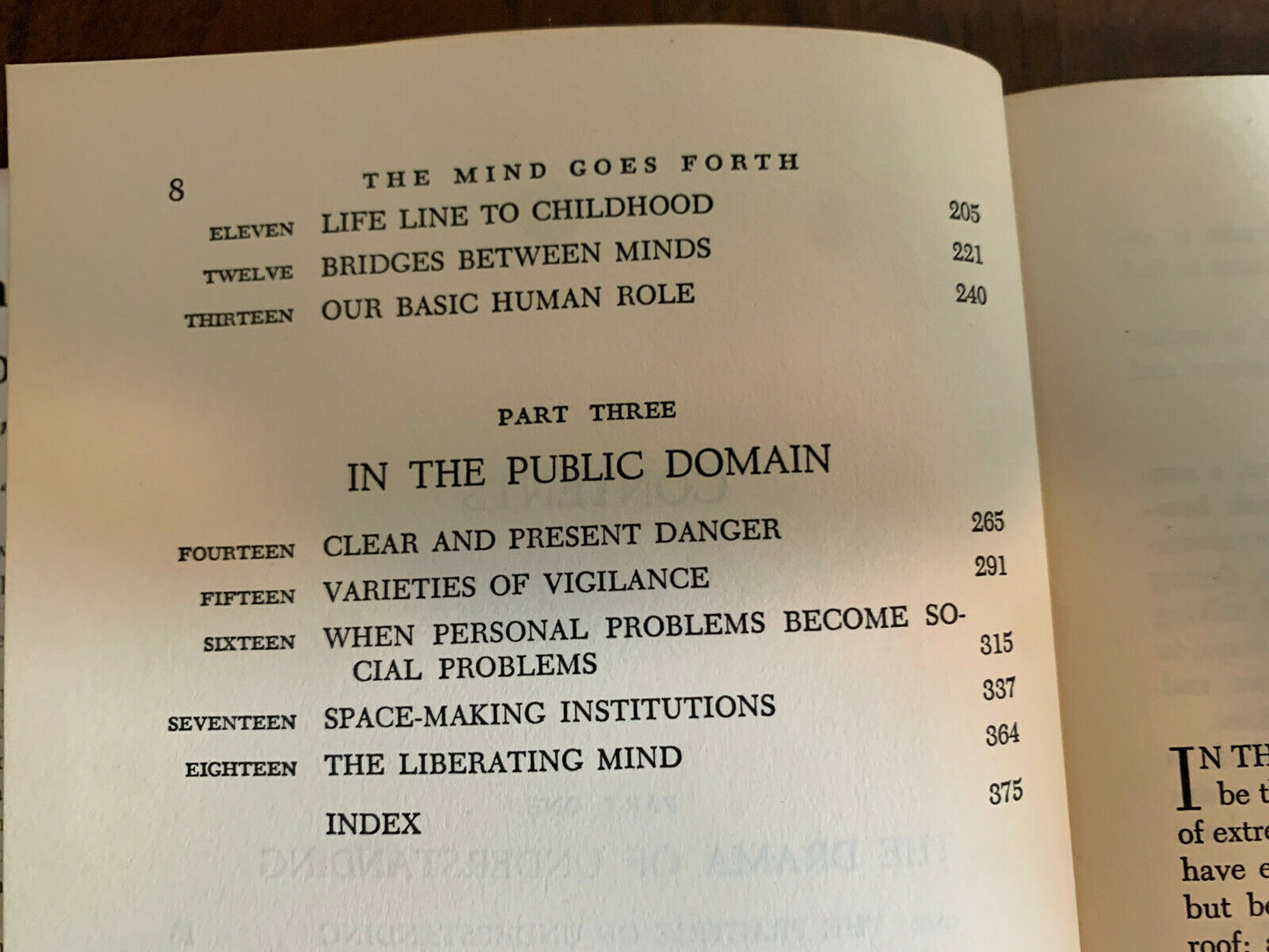 The Mind Goes Forth By Harry and Bonaro Overstreet [1956 · First Edition]