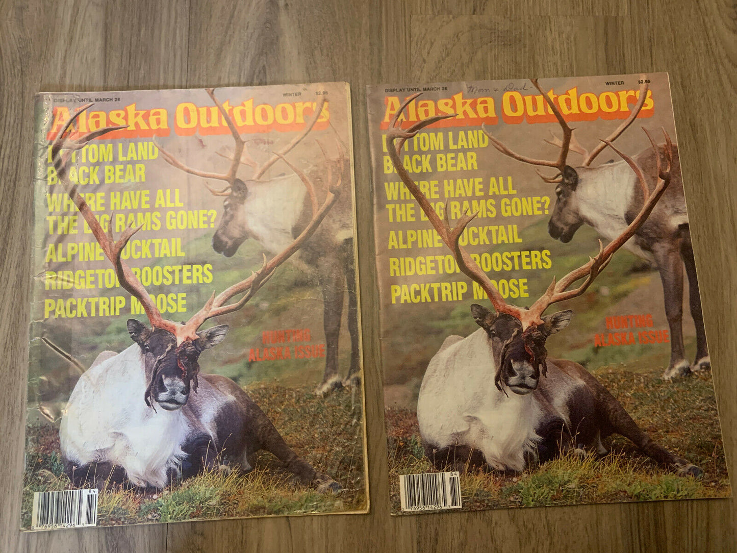 Alaksa Outdoor Magazine, 1989 Lot of 2