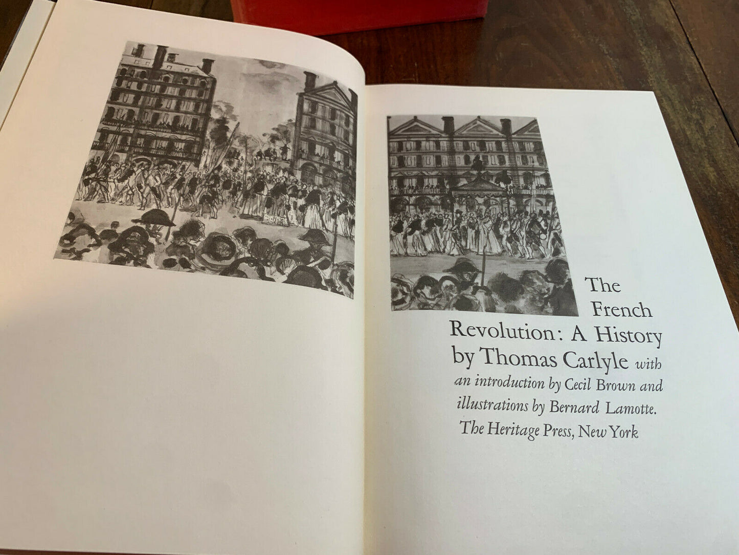 The French Revolution by Thomas Carlyle (1956 Heritage Illus HC with Slipcase)