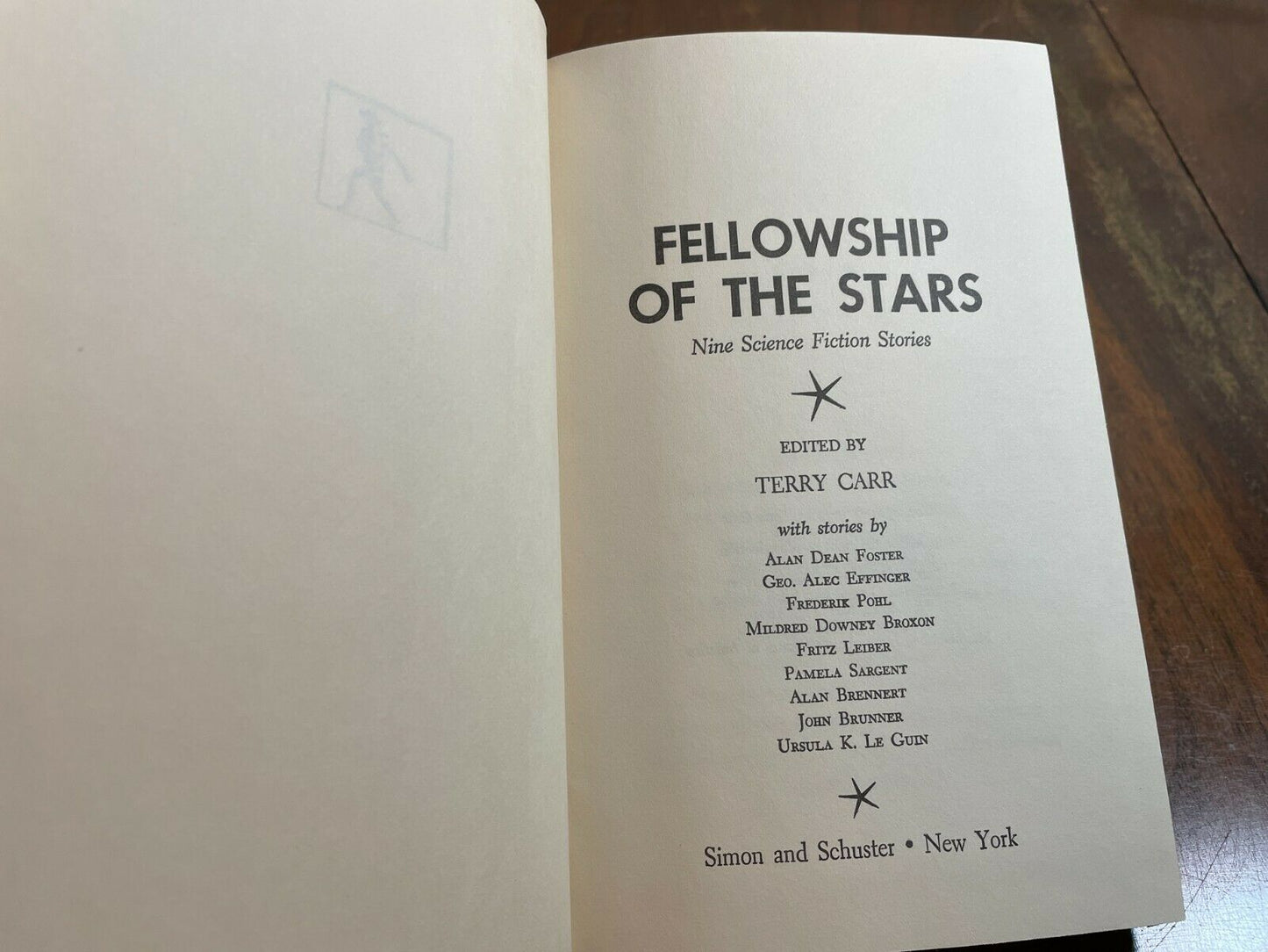 Fellowship of the Stars 9 Science Fiction Stories Terry Carr BCE 1974 HC DJ