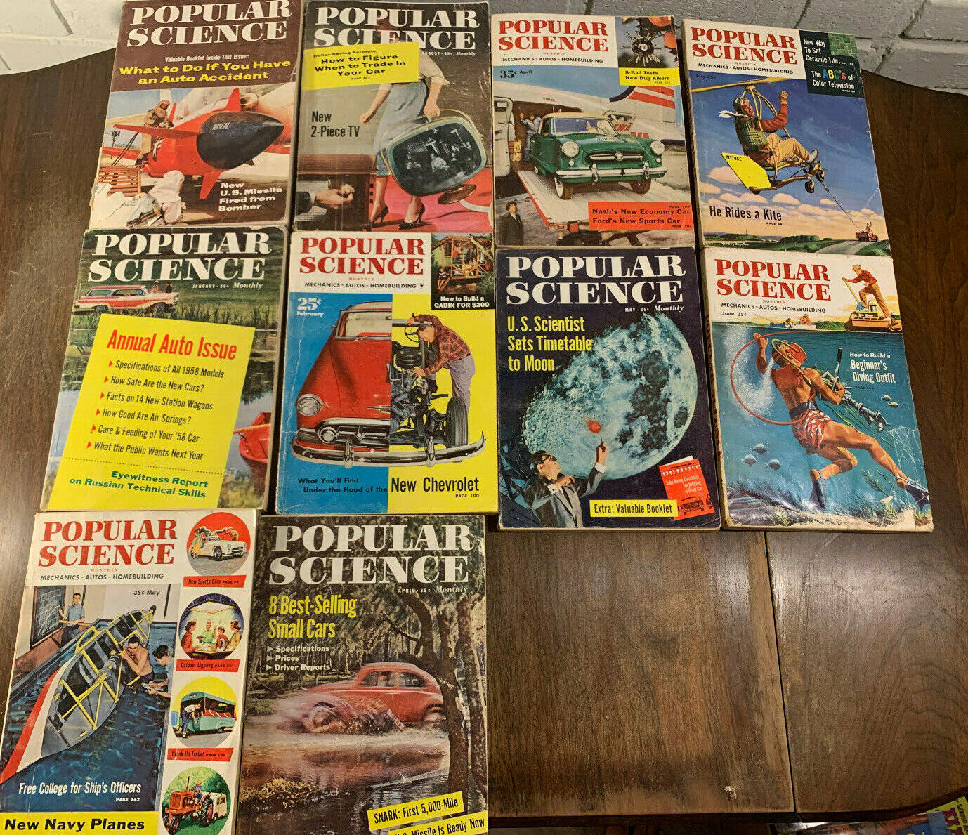 Popular Science Magazine Lot of 46 Issues, 1943-1970s