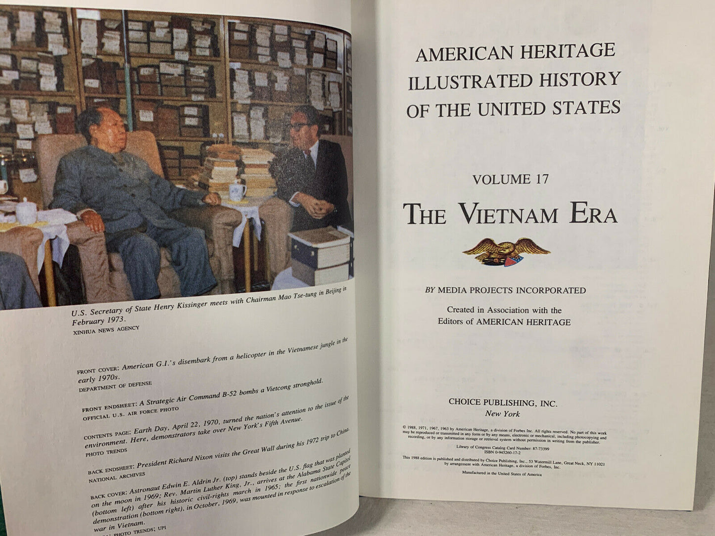 American Heritage Illustrated History of United States 1988, 9 volumes