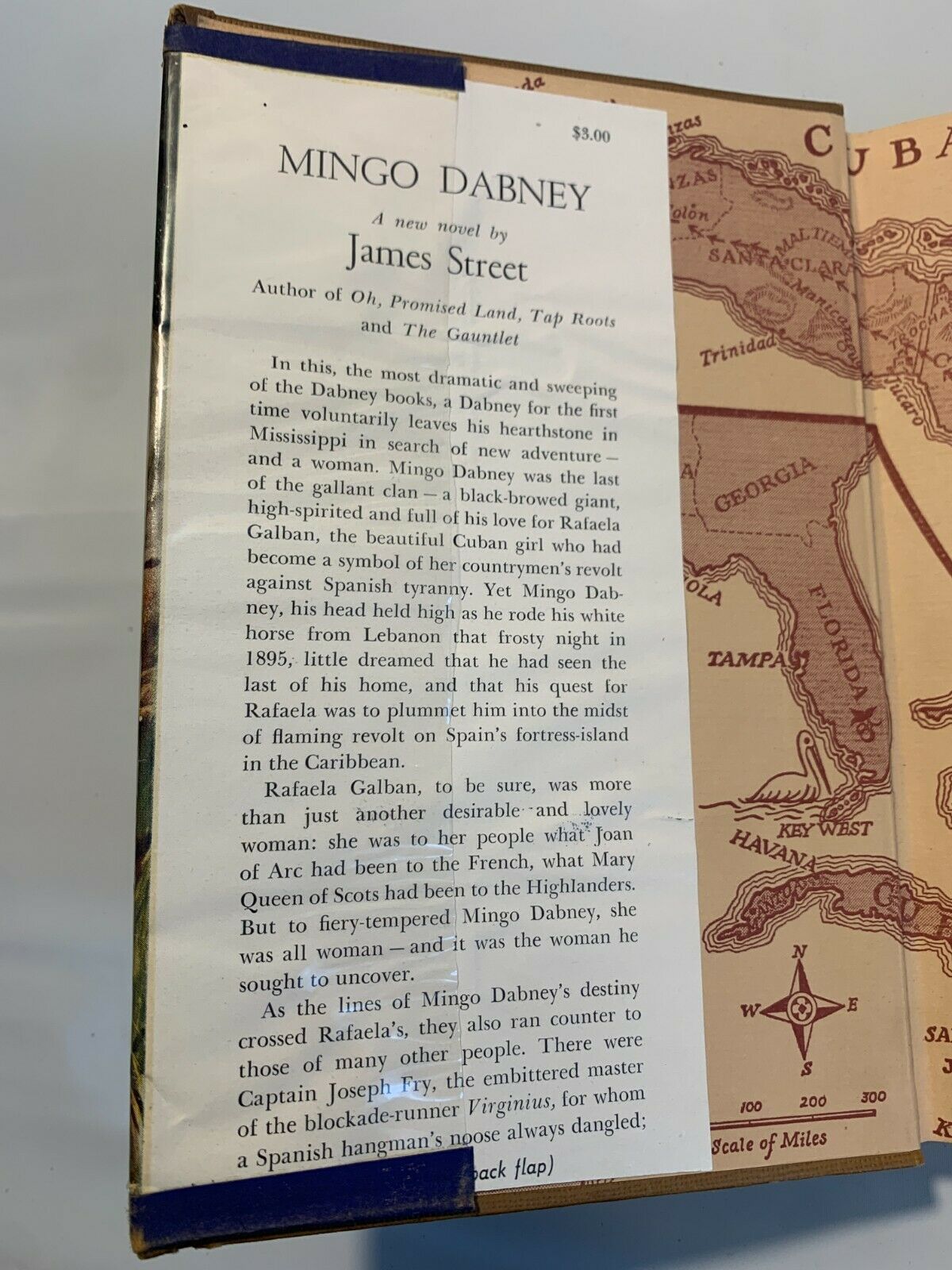 MINGO DABNEY, James Street (1950) HC/DJ Ex Libris, C6