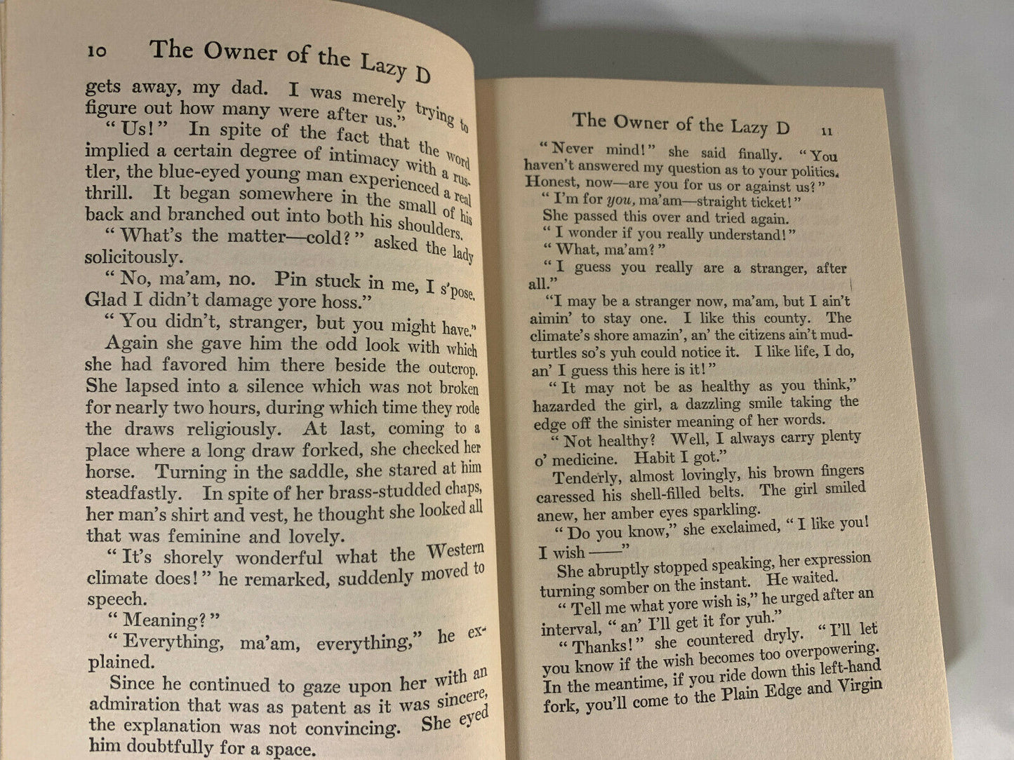 The Owner Of The Lazy D by William Patterson White 1919 (K3)