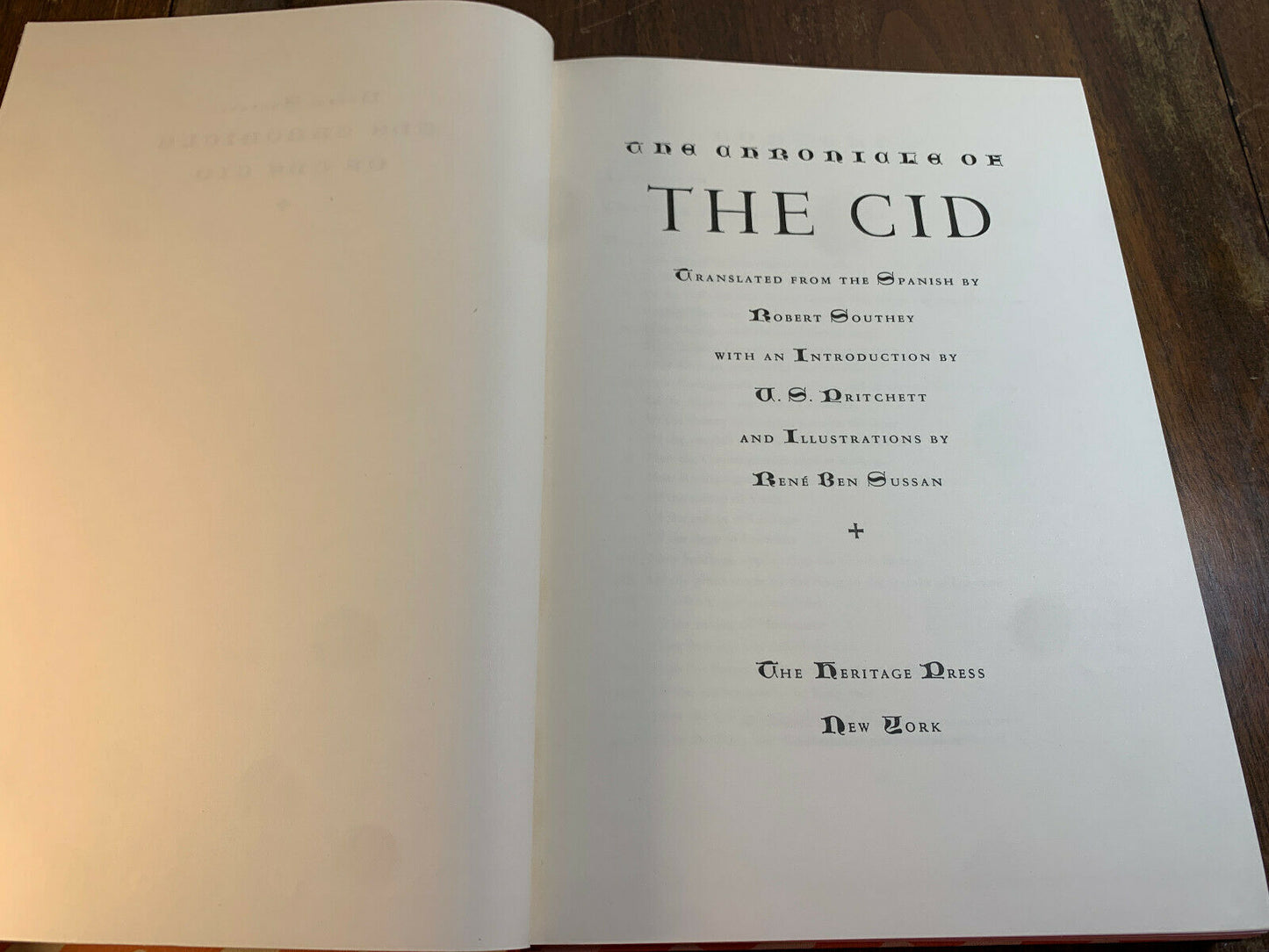 The Chronicles of the Cid translated by Robert Southey