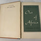 Isak Dinesen 3 book Lot, Out of Africa 1938 1st Ed. Shadows on the Grass, Bio O4