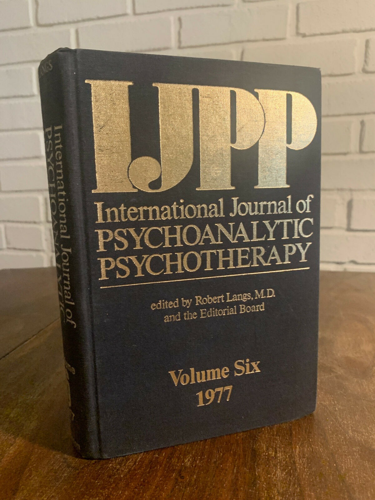 IJPP international journal of psychoanalytic pscychotherapt 1977 Volume 6 (Z1)