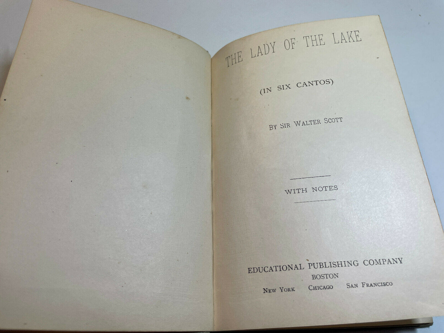 The Lady of the Lake by Sir Walter Scott (B2)