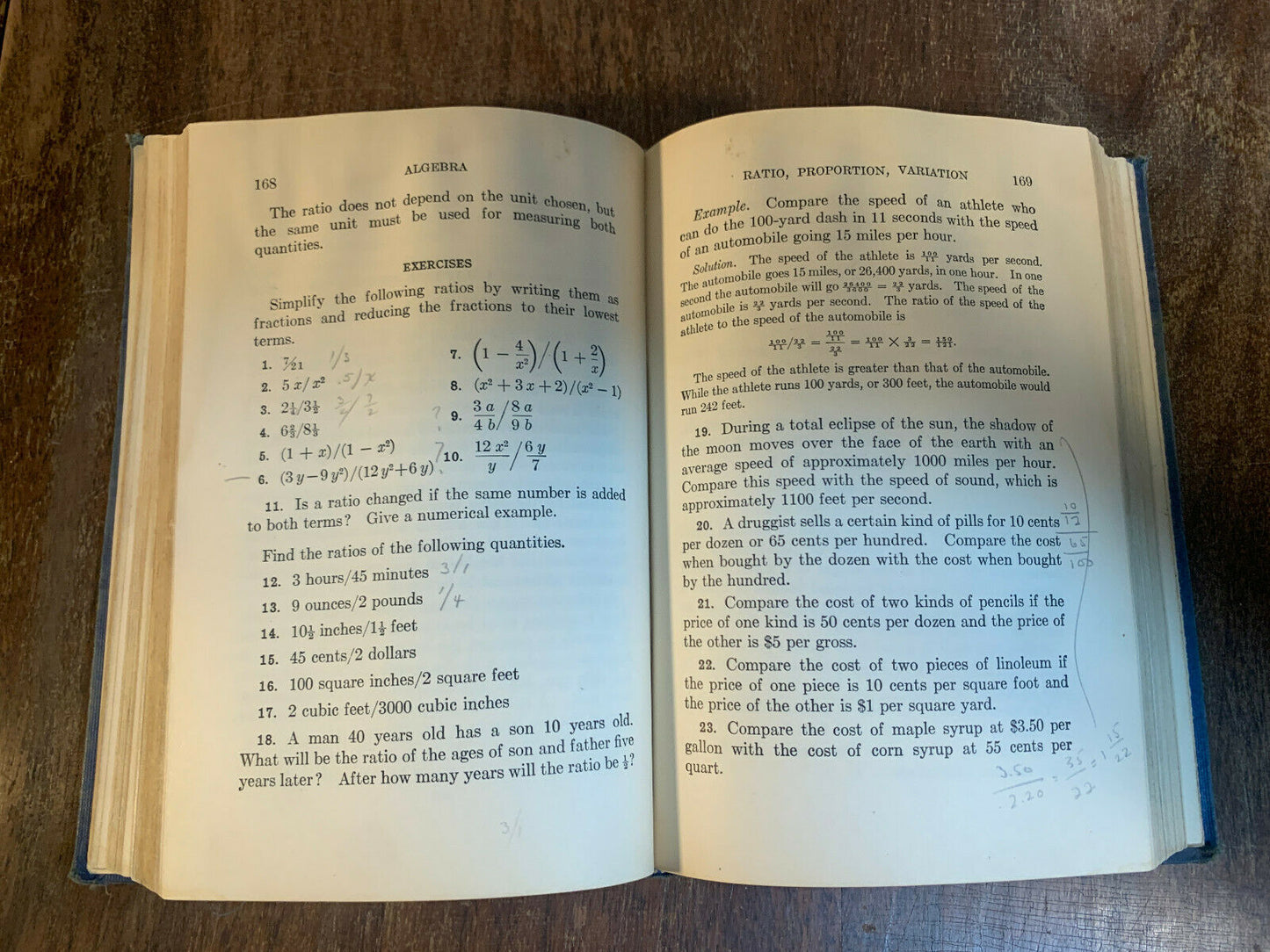 Algebra Book 2 by Longley and Marsh 1940 (HS9)