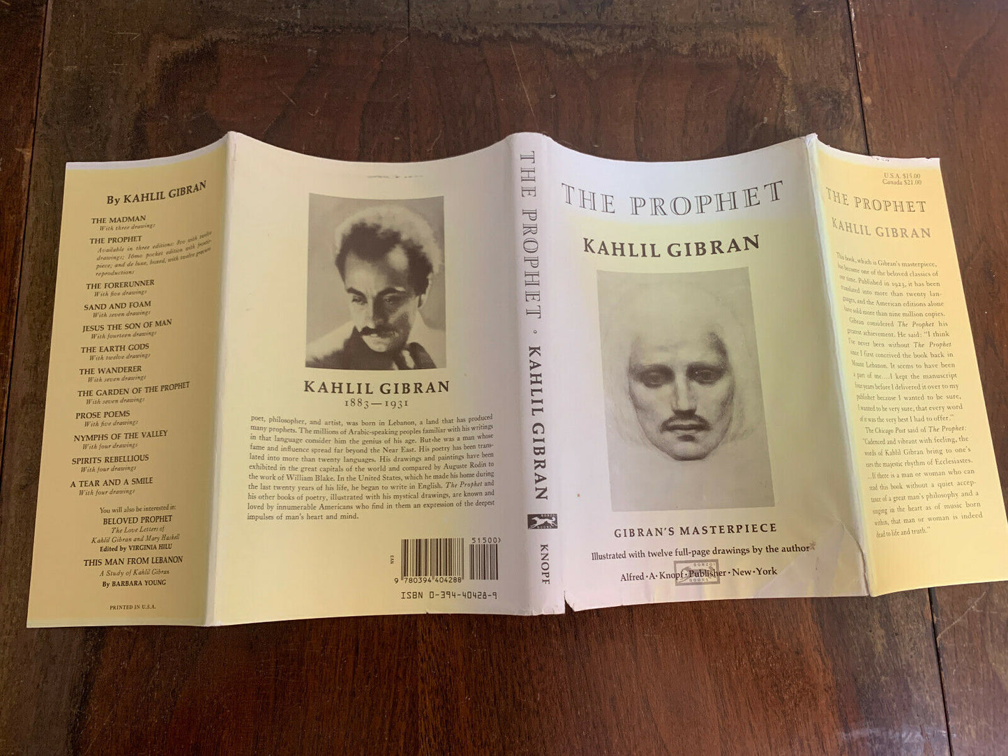 The Prophet by Kahlil Gibran Illustrated Hardcover (O2)