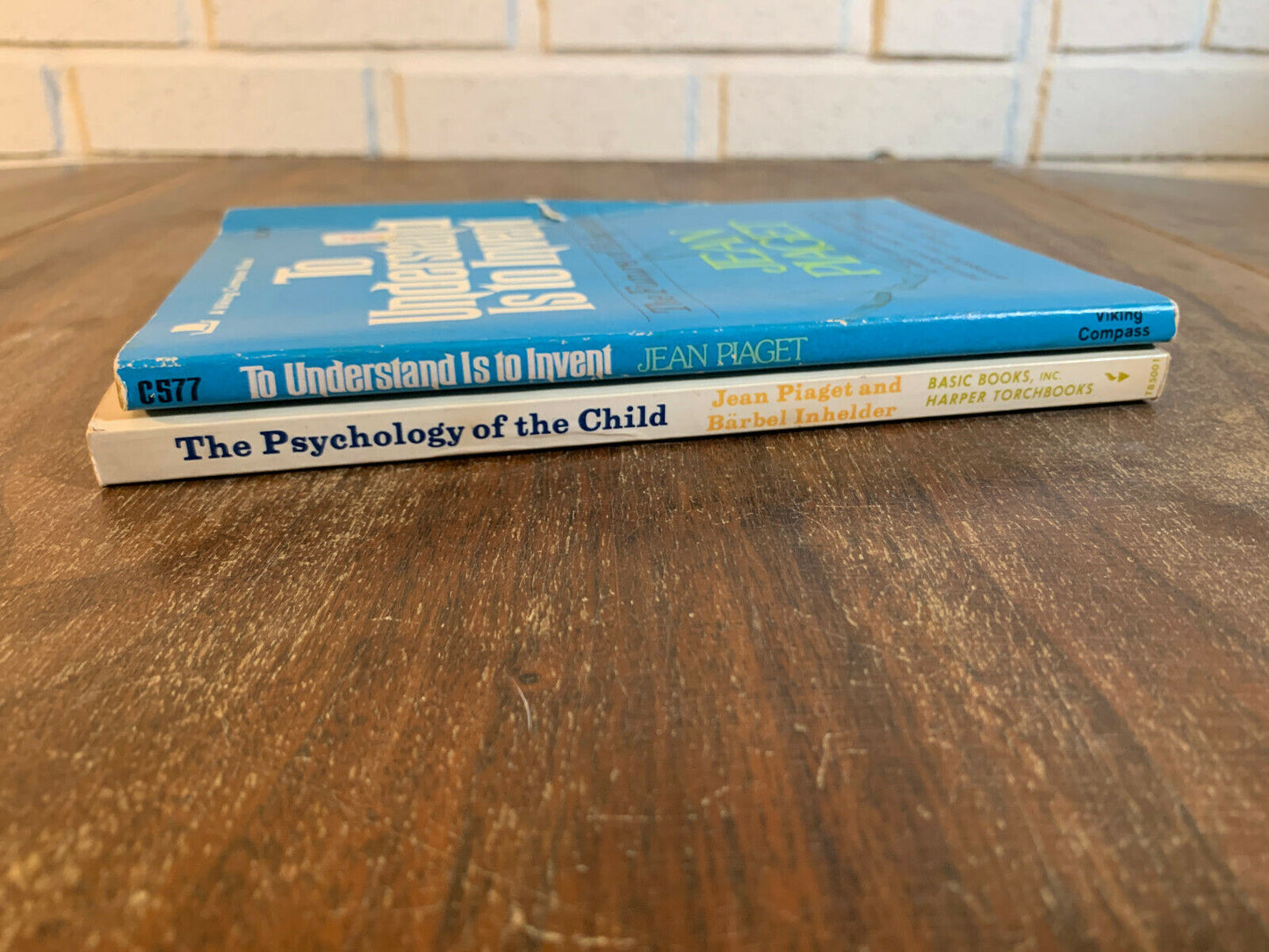 To Understand Is to Invent, Psychology of the Child, Jean Piaget, VG PB, Z1