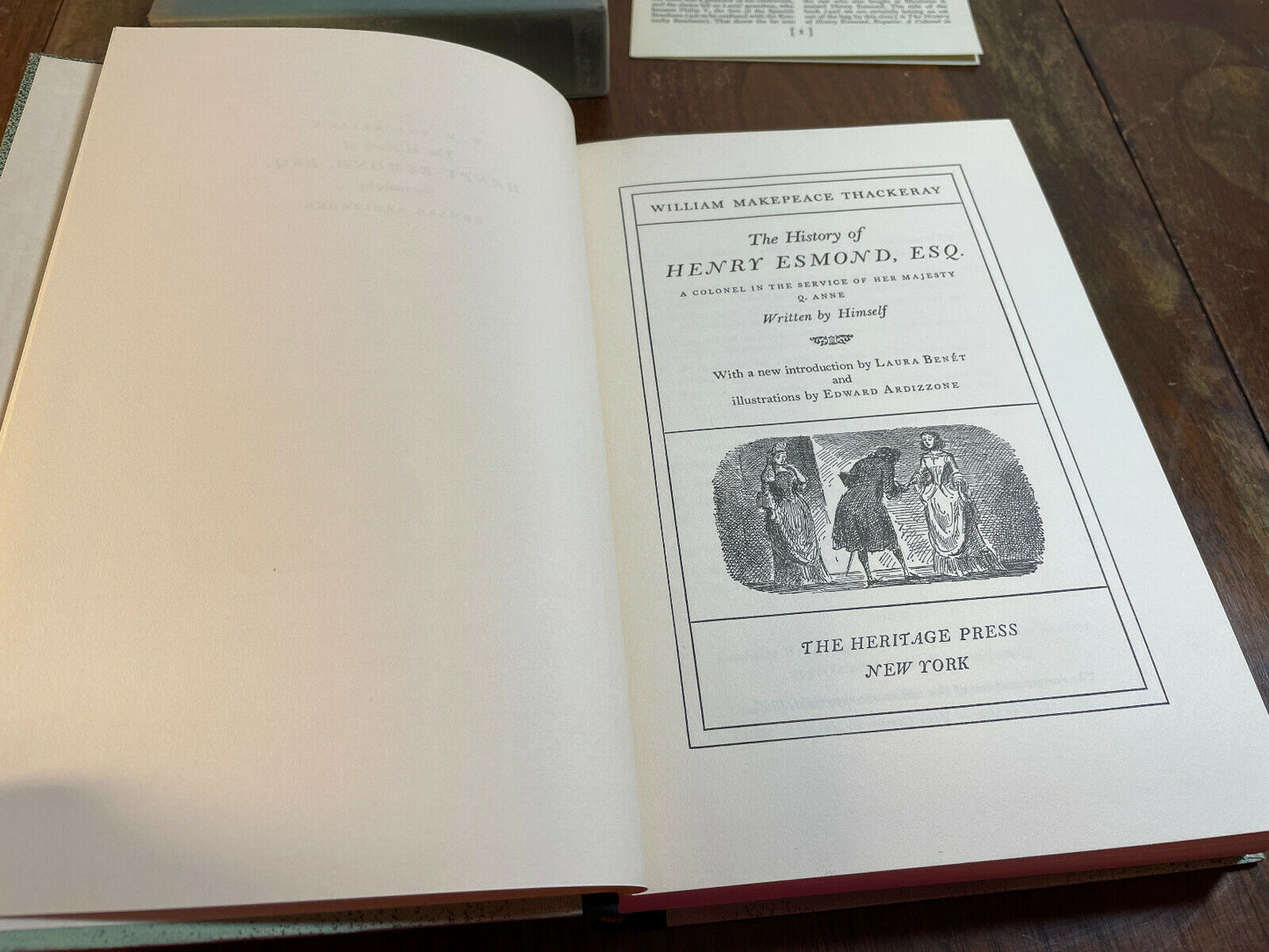 The History Of Henry Esmond By William Thackeray