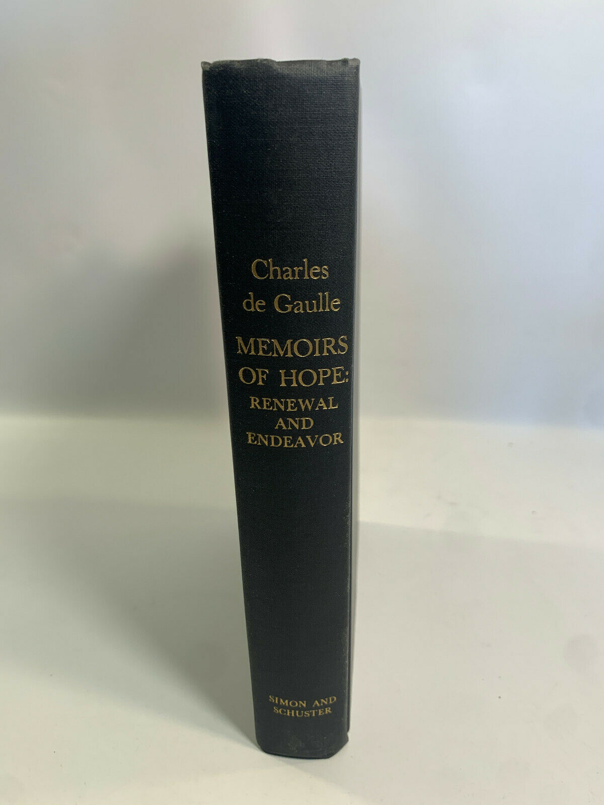 Charles de Gaulle Memoirs of Hope: Renewal and Endeavor