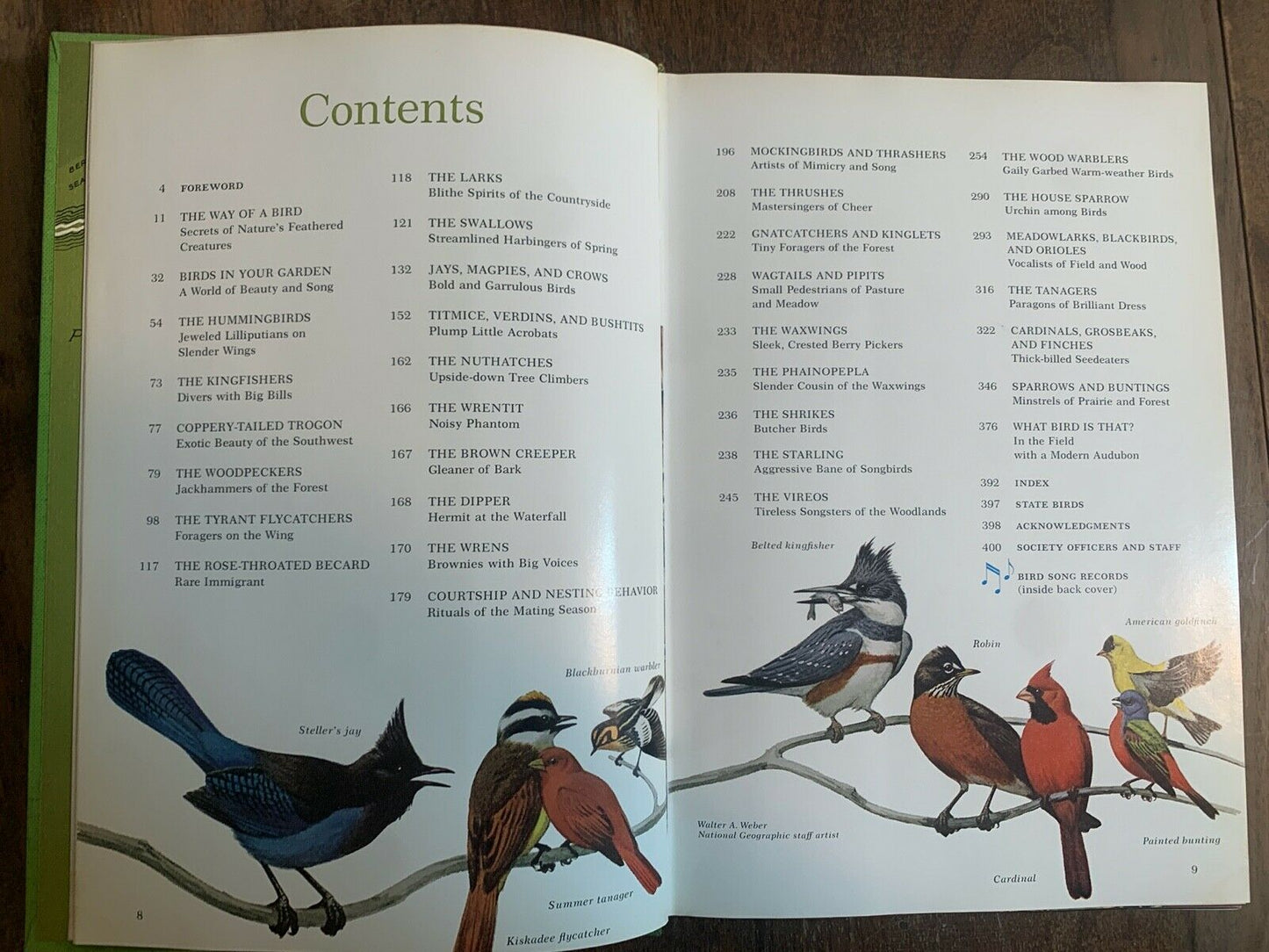 Song and Garden Birds of North America Complete w/ Sound Records National Geo 3B