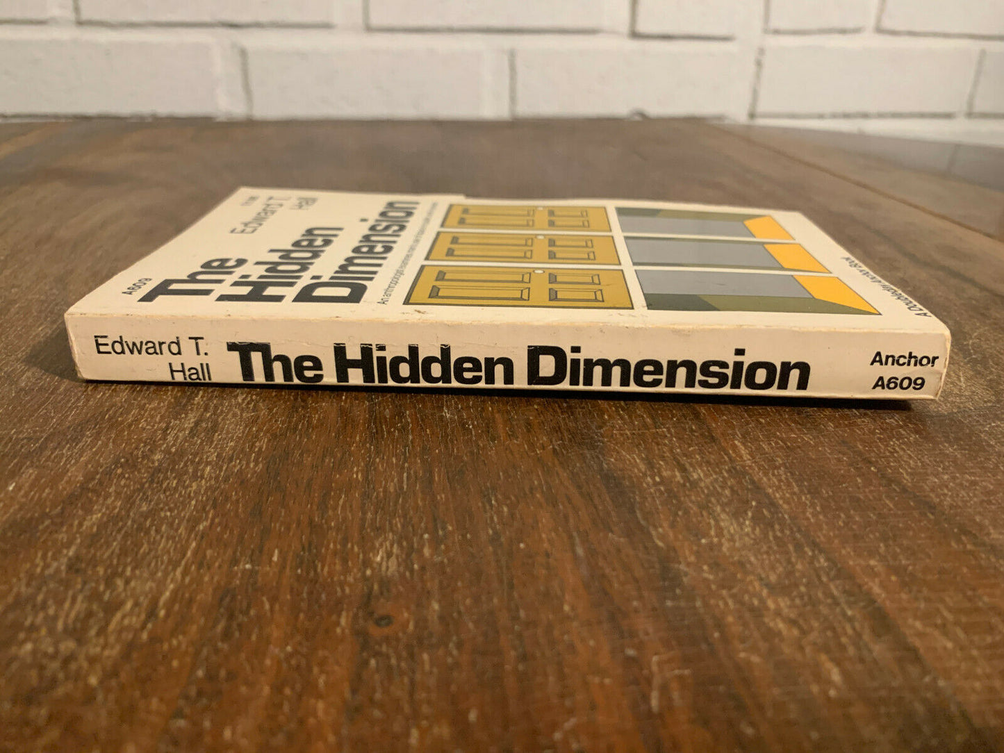 The Hidden Dimension by Edward T. Hall Vintage 1969 Personal Space Proxemics Z1