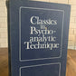 NEW Classics in Psychoanalytic Technique - Langs, Robert (Z2)