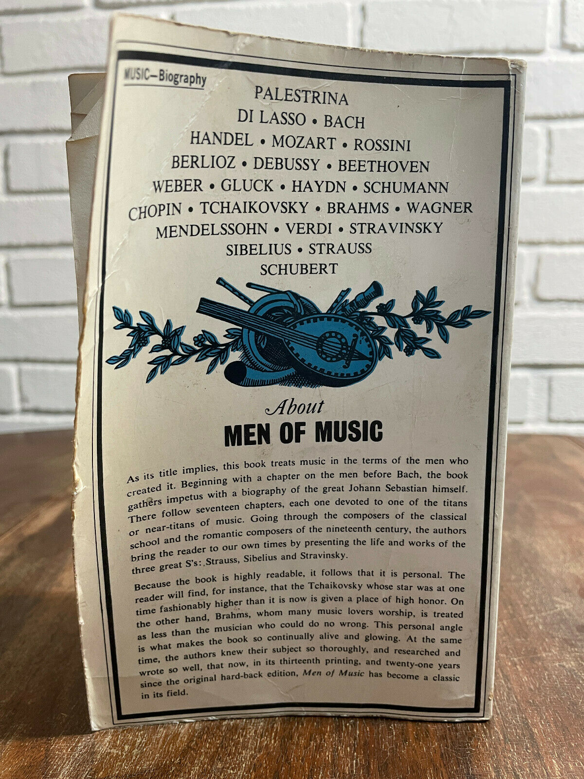 Men Of Music Their Lives Times And Achievements Brockway Wallace 1967 (4A)
