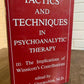 Tactics and Techniques in Psychoanalytical Therapy, Peter L. Giovacchini, Z1