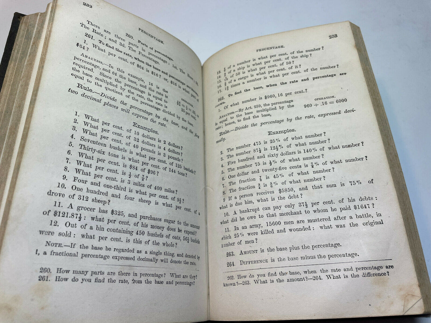 University Arithmetic, Science of Numbers by Charles Davies 1871 (A2)