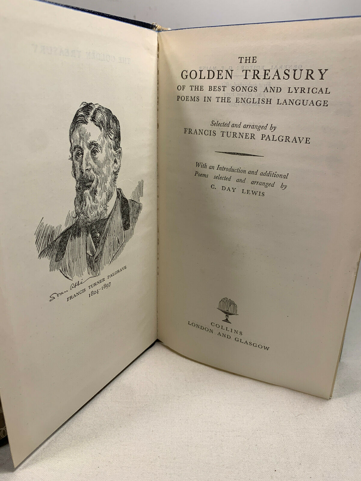 The Golden Treasury of the Best Songs and Lyrical Poems in the English Language by Francis Turner Palgrave 1959