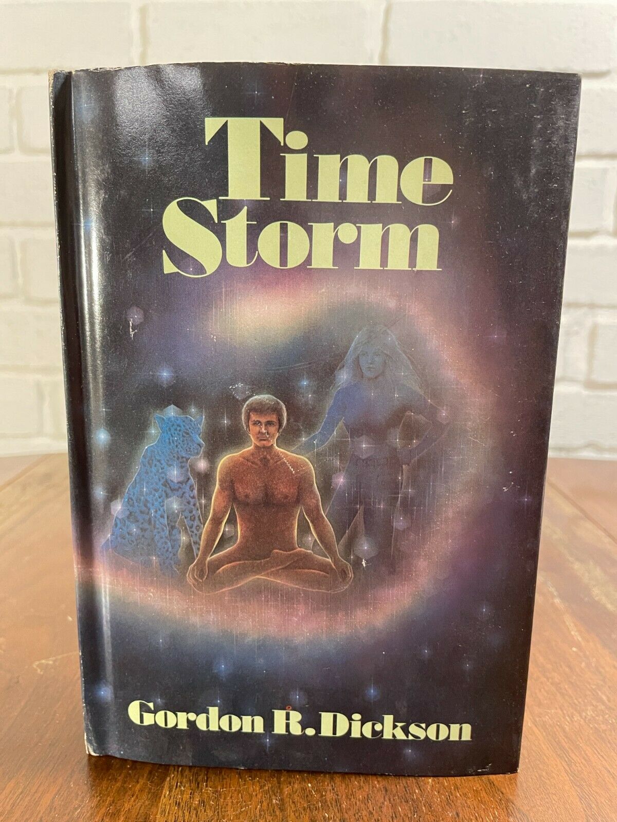 Time Storm by Gordon R. Dickson Hardcover Book 1977 BEC