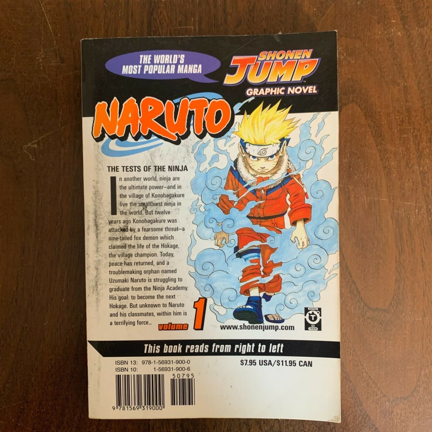 Naruto, Volume 1 by Masashi Kishimoto [2003]