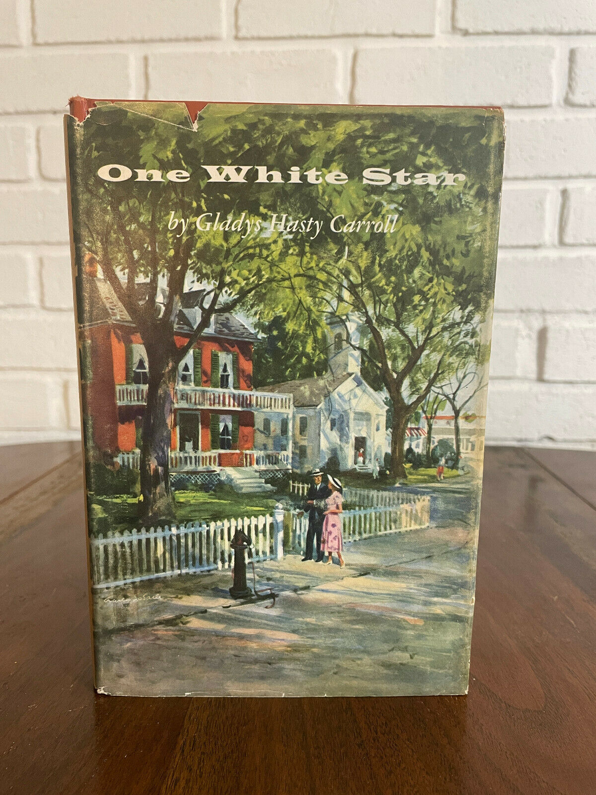  One White Star, Gladys Hasty Carroll HC/DJ, 1955 Peoples Book Club (I4)