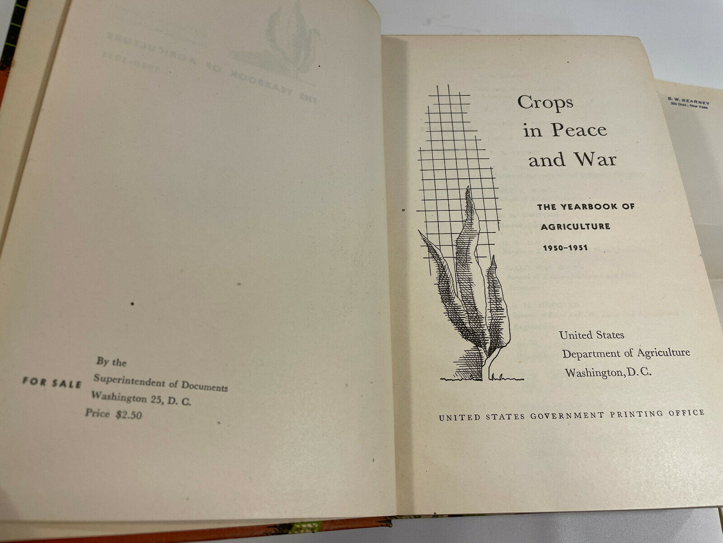 Crops In Peace and War: Yearbook of Agriculture 1950-1951