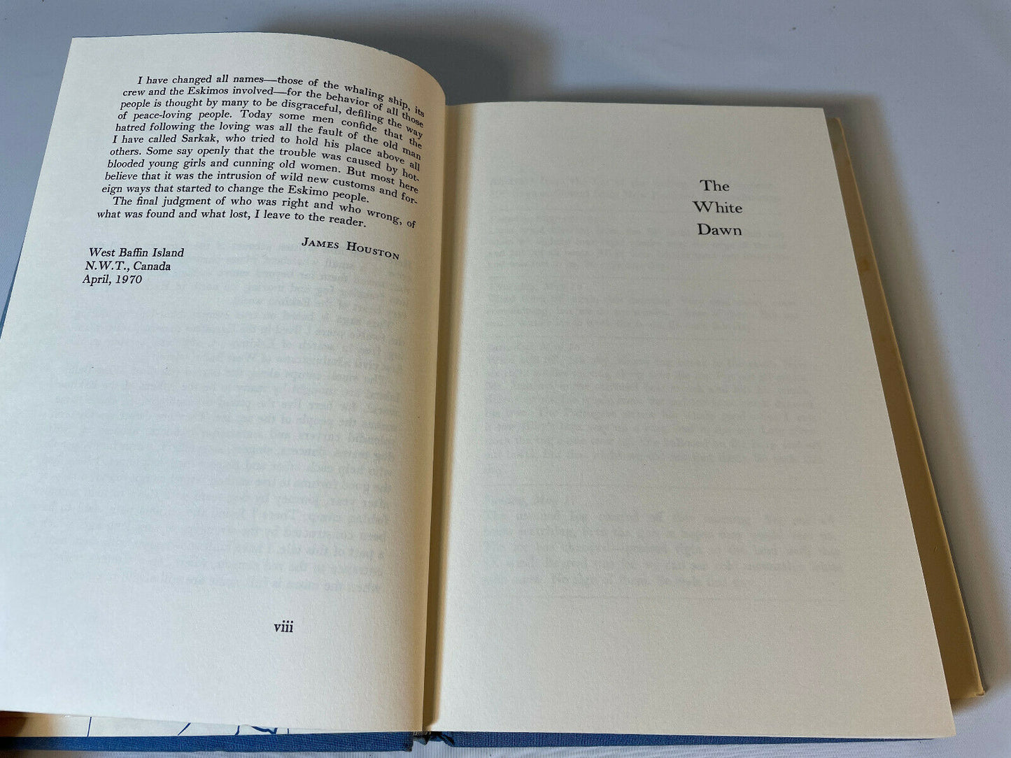 James Houston 1971 The White Dawn An Eskimo Saga Hardcover (C4)