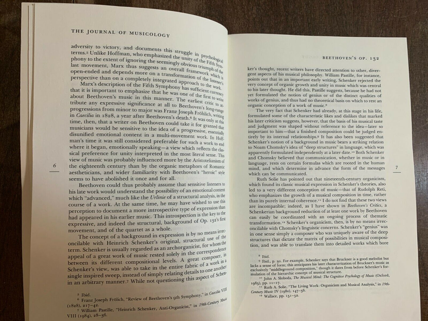 The Journal of Musicology, Review of Music, Winter 1989, Vol. VII, Number 1 (K7)