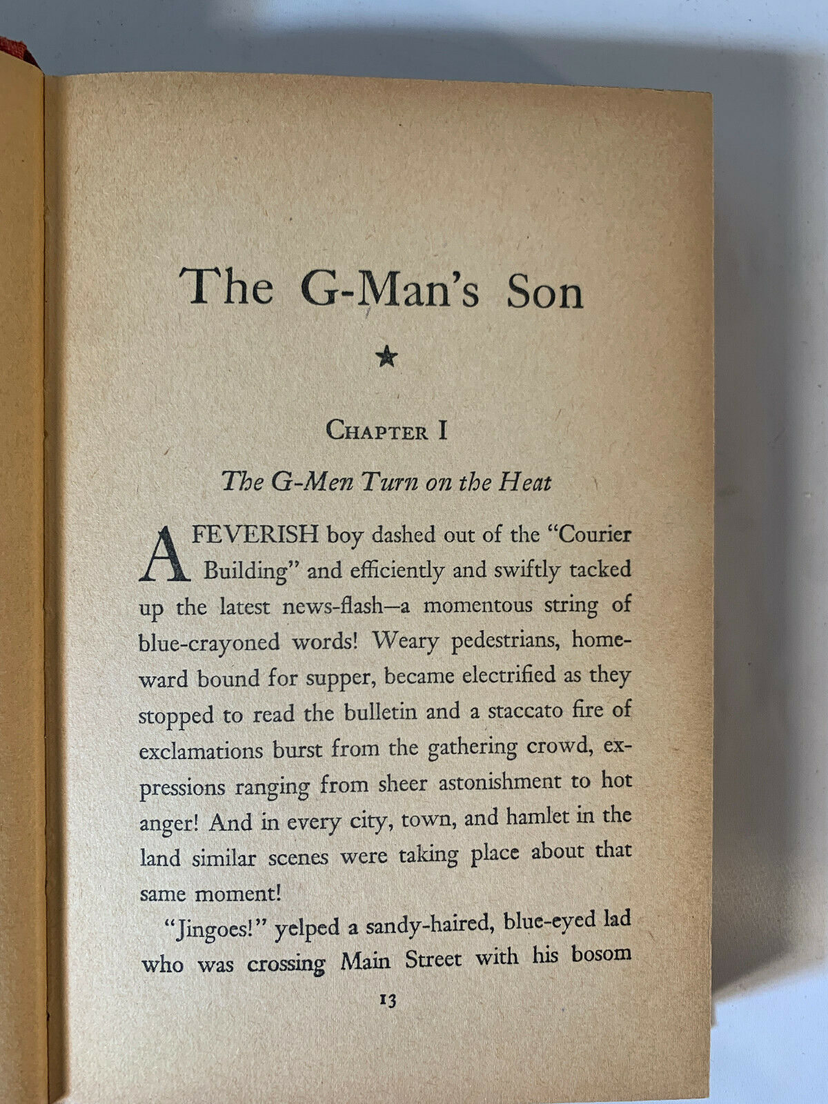 The G'Man's Son, Edward O'Connor (1936) K2