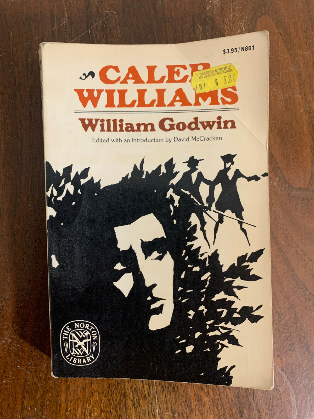 Caleb Williams by William Godwin The Norton Library 1977 (O6)