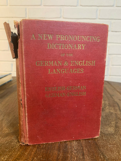 A New Pronouncing Dictionary of the German & English Languages (Z1)