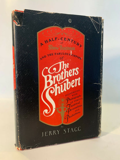 Jerry Stagg THE BROTHERS SHUBERT  1st Edition 1st Printing