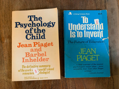 To Understand Is to Invent, Psychology of the Child, Jean Piaget, VG PB, Z1