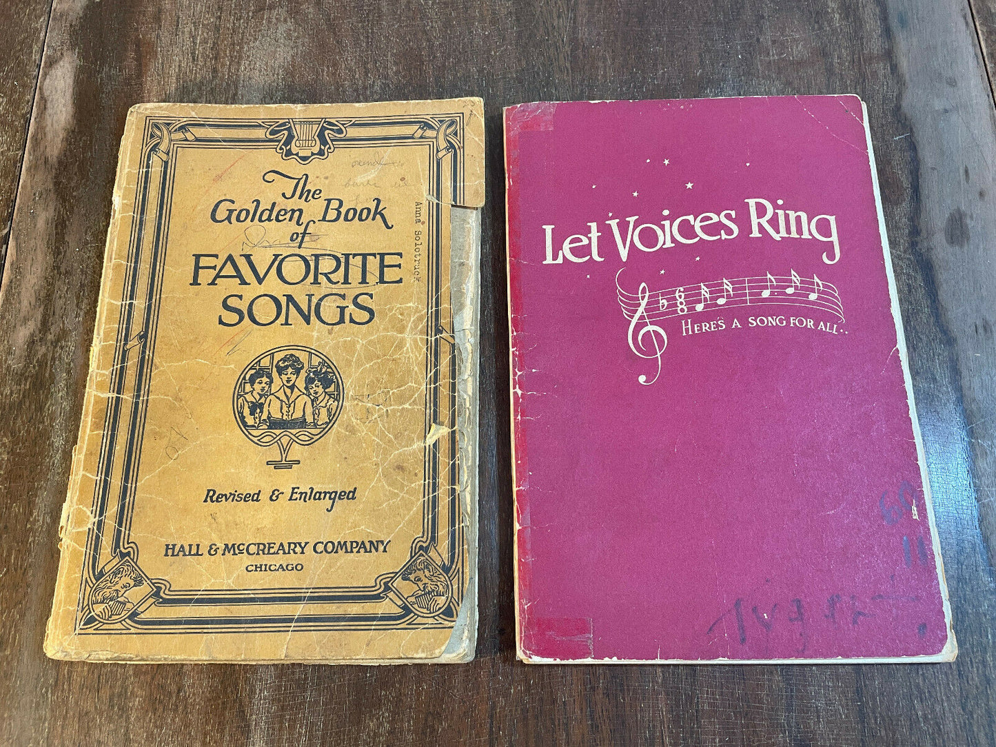 The Golden Book of Favorite Songs 1953, Let Voices Ring 1949 (K7)